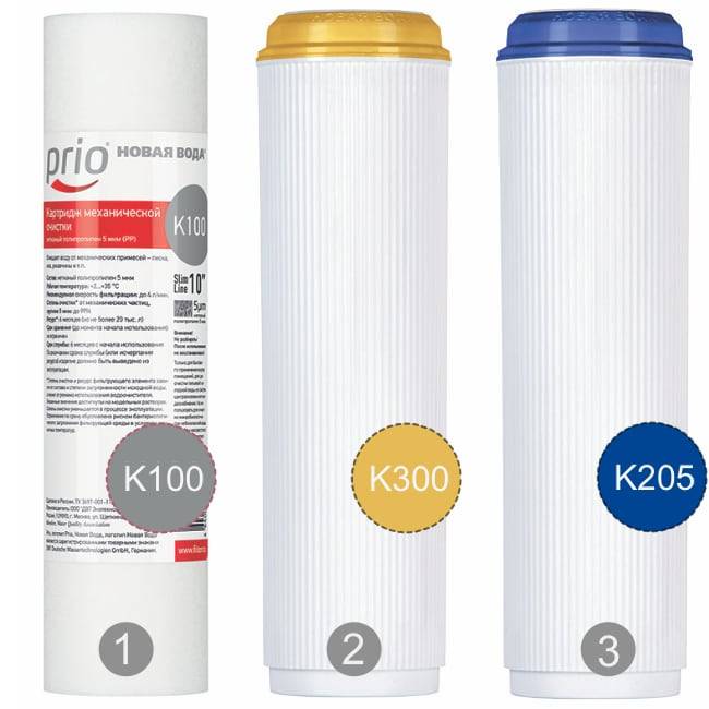 K603 - набор картриджей для фильтра Praktic EU300 и EU310