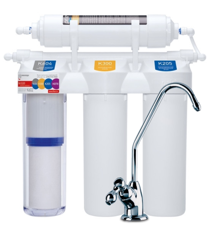Praktic EU320 фильтр для воды под мойку с умягчением и бактериальной очисткой