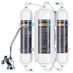 PRIO Econic Osmos Stream OD310  компактная прямоточная система обратного осмоса без минерализации, Тип постфильтра: Без минерализации, Подключение к крану: Подключение к комплектному крану, фото 