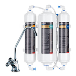 PRIO Econic Osmos Stream OD320  компактная прямоточная система обратного осмоса с минерализацией, Тип постфильтра: Сорбция + Минерализация, Подключение к крану: Подключение к комплектному крану, фото 