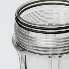 AU020 - магистральный фильтр механической очистки холодной воды c прозрачным корпусом