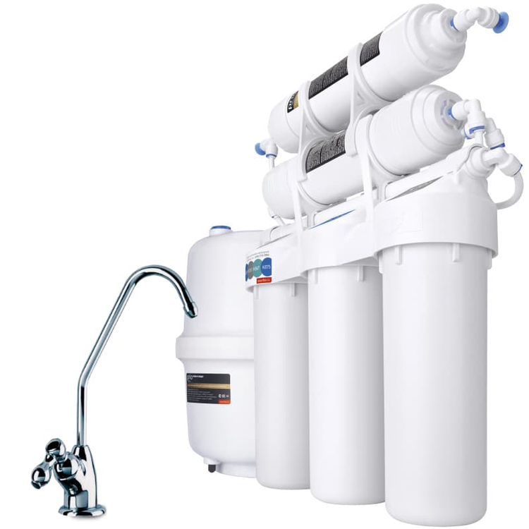 Prio Praktic Osmos OU400  практичная система обратного осмоса без минерализации и баком на 6л, фото , изображение 2