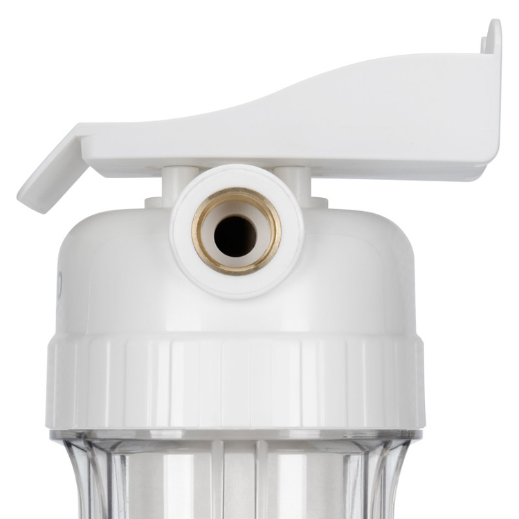 AU120 - магистральный фильтр механической очистки холодной воды c прозрачным корпусом AU120 - магистральный фильтр механической очистки холодной воды c прозрачным корпусом